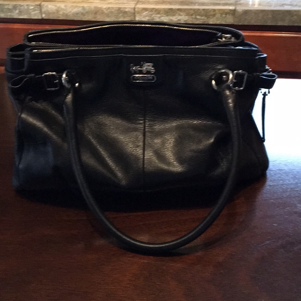 Black coach purse